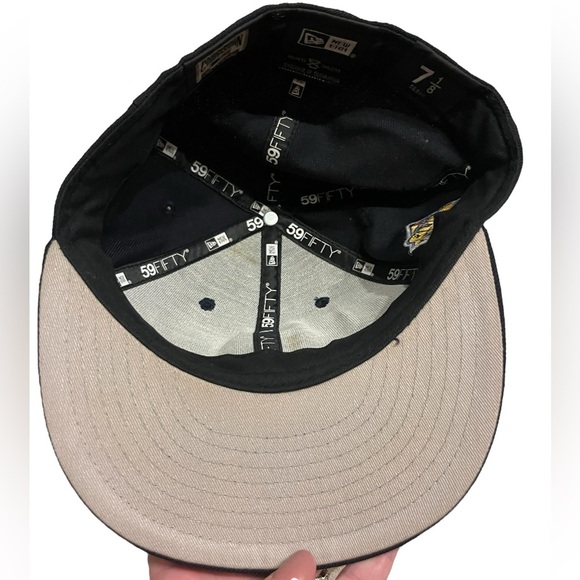 New York Yankees New Era 1999 World Series Cooperstown 59Fifty Hat Cap Navy - Picture 5 of 7